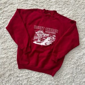 Vintage Burnt Church New Brunswick Crewneck